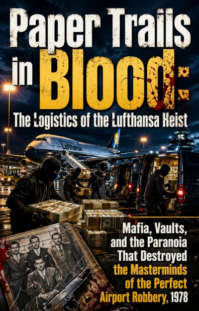 'Cover von Paper Trails in Blood: The Logistics of the Lufthansa Heist'-Cover