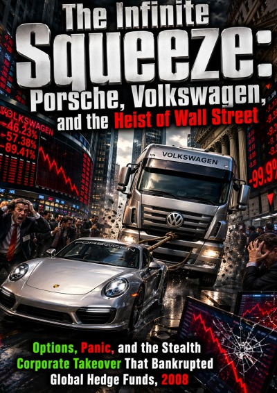 'Cover von The Infinite Squeeze: Porsche, Volkswagen, and the Heist of Wall Street'-Cover