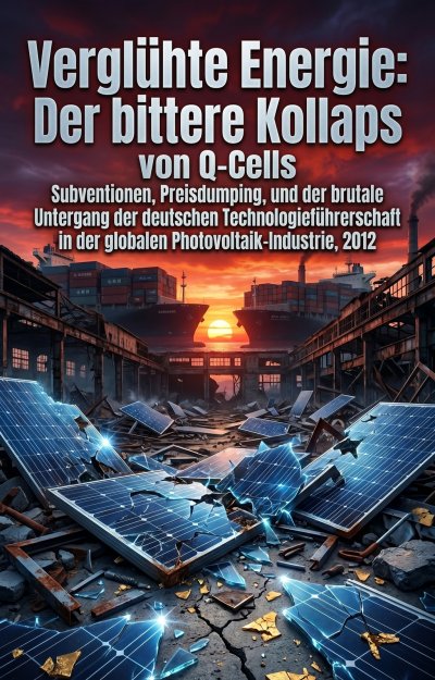 'Cover von Verglühte Energie: Der bittere Kollaps von Q-Cells'-Cover