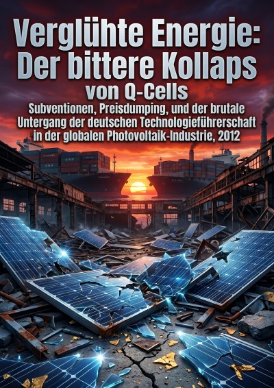 'Cover von Verglühte Energie: Der bittere Kollaps von Q-Cells'-Cover