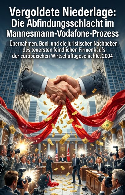 'Cover von Vergoldete Niederlage: Die Abfindungsschlacht im Mannesmann-Vodafone-Prozess'-Cover