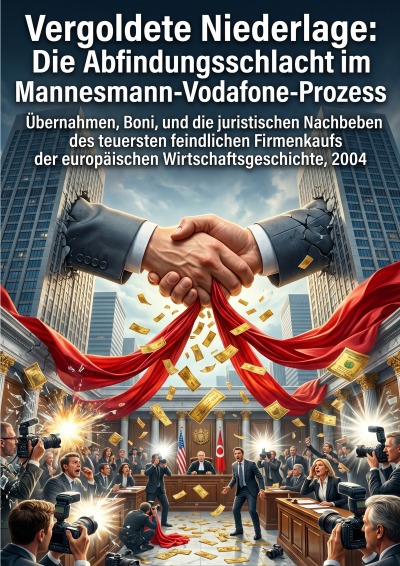 'Cover von Vergoldete Niederlage: Die Abfindungsschlacht im Mannesmann-Vodafone-Prozess'-Cover