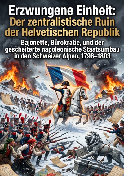 'Cover von Erzwungene Einheit: Der zentralistische Ruin der Helvetischen Republik'-Cover