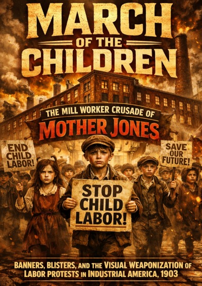 'Cover von March of the Children: The Mill Worker Crusade of Mother Jones'-Cover