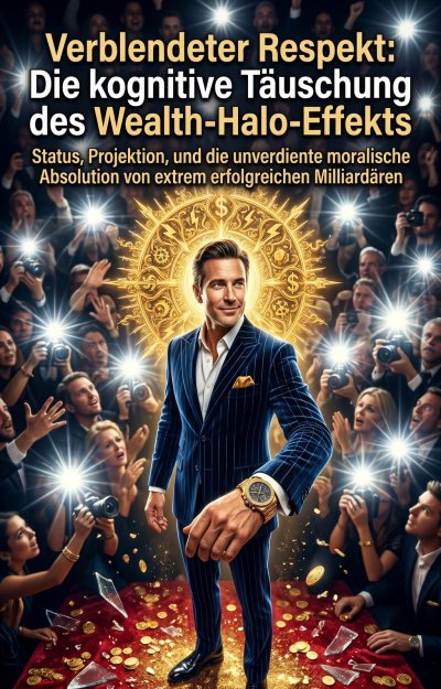 'Cover von Verblendeter Respekt: Die kognitive Täuschung des Wealth-Halo-Effekts'-Cover