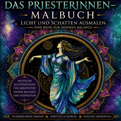 'Cover von Die Priesterin: Meditatives Malbuch'-Cover