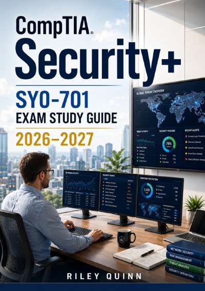 'Cover von CompTIA Security+ SY0-701  Exam Study Guide 2026–2027'-Cover