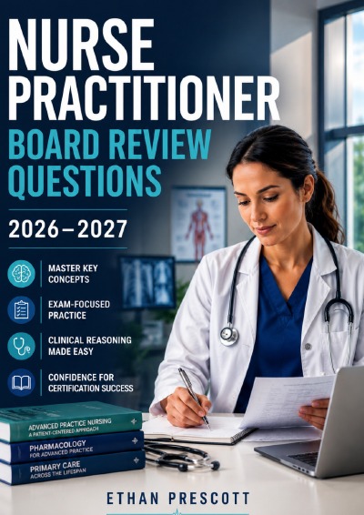 'Cover von Nurse Practitioner Board Review Questions 2026–2027'-Cover
