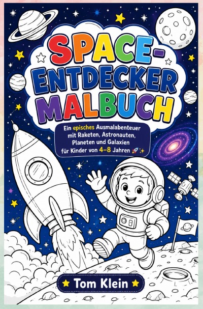 'Cover von Space-Entdecker Malbuch für Kinder'-Cover