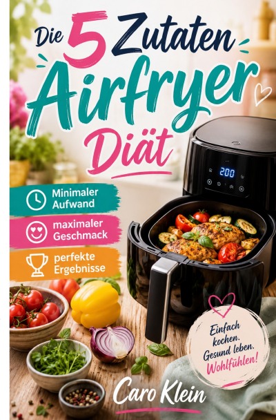 'Cover von Die 5 Zutaten Airfryer Diät'-Cover