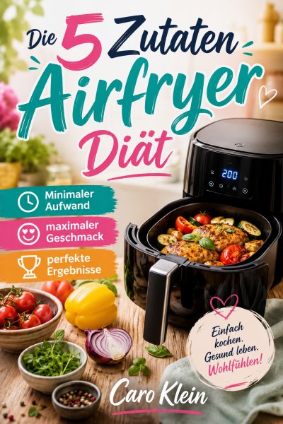 'Cover von Die 5 Zutaten Airfryer Diät'-Cover