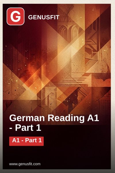 'Cover von GenusFit: German Reading A1'-Cover