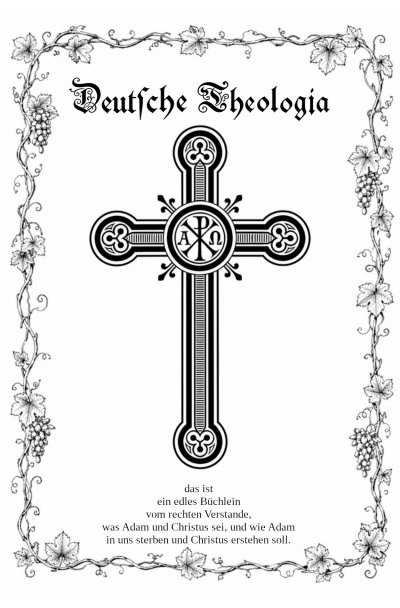 'Cover von Deutsche Theologia (Chi Rho-Ausgabe)'-Cover