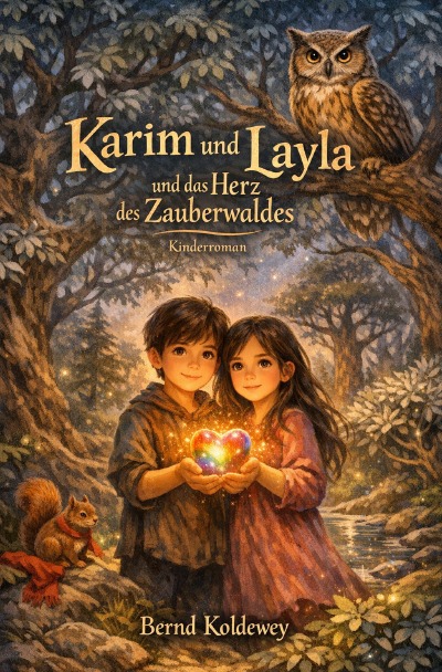 'Cover von Karim und Layla und das  Herz des Zauberwaldes'-Cover