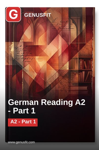 'Cover von GenusFit: German Reading A2'-Cover
