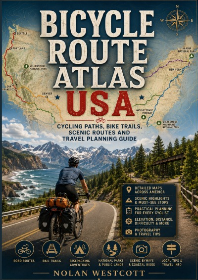 'Cover von Bicycle Route Atlas USA'-Cover