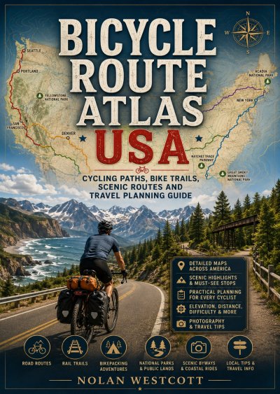 'Cover von Bicycle Route Atlas USA'-Cover
