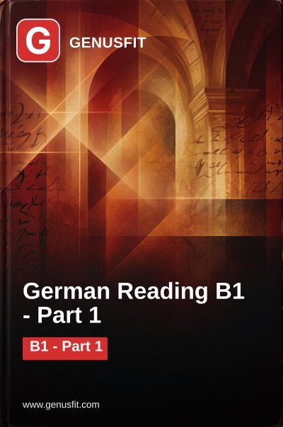 'Cover von GenusFit: German Reading B1. Part 1/2.'-Cover