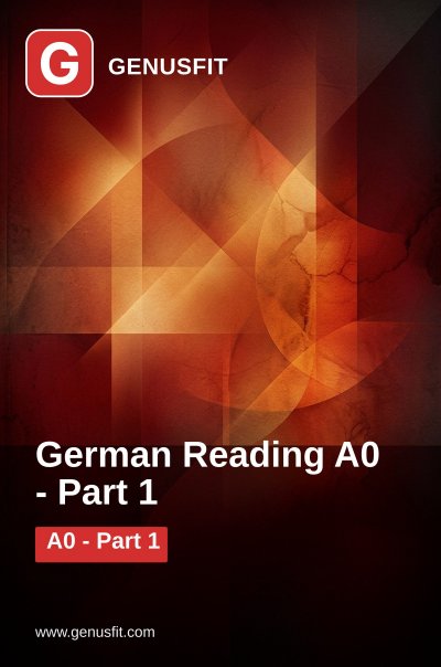 'Cover von GenusFit: German Reading A0'-Cover