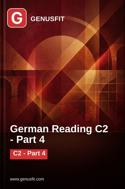 'Cover von GenusFit: German Reading C2. Part 4/7'-Cover