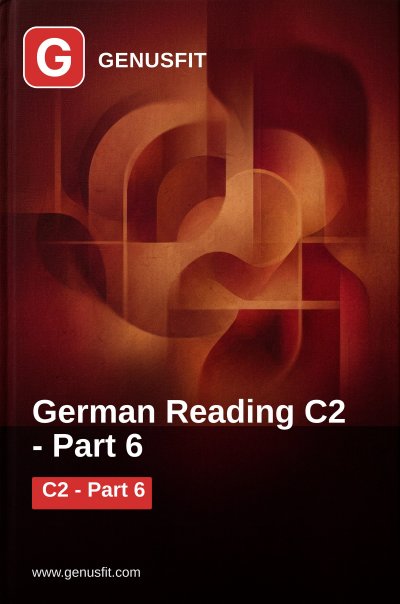 'Cover von GenusFit: German Reading C2. Part 6/7'-Cover