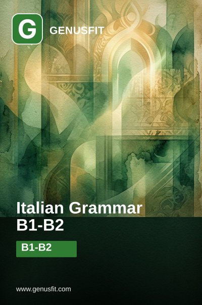 'Cover von GenusFit: Italian Grammar B1-B2'-Cover