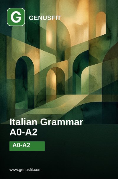 'Cover von GenusFit: Italian Grammar A0-A2'-Cover