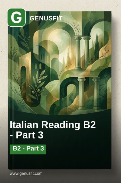 'Cover von GenusFit: Italian Reading B2. Part 3/3'-Cover