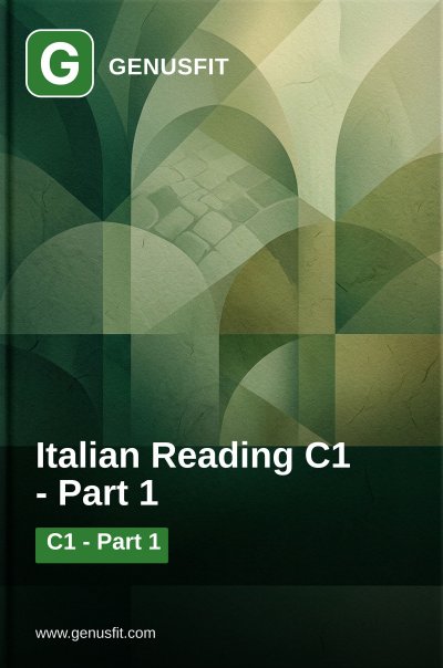'Cover von GenusFit: Italian Reading C1. Part 1/3'-Cover