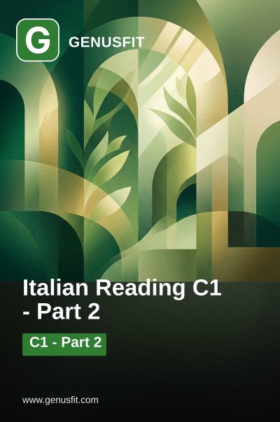 'Cover von GenusFit: Italian Reading C1. Part 2/3'-Cover