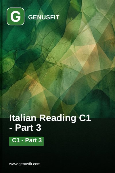 'Cover von GenusFit: Italian Reading C1. Part 3/3'-Cover