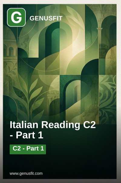 'Cover von GenusFit: Italian Reading C2'-Cover