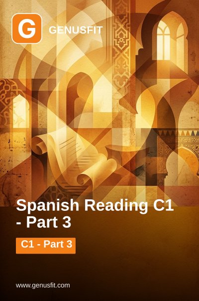 'Cover von GenusFit: Spanish Reading C1. Part 3/3'-Cover