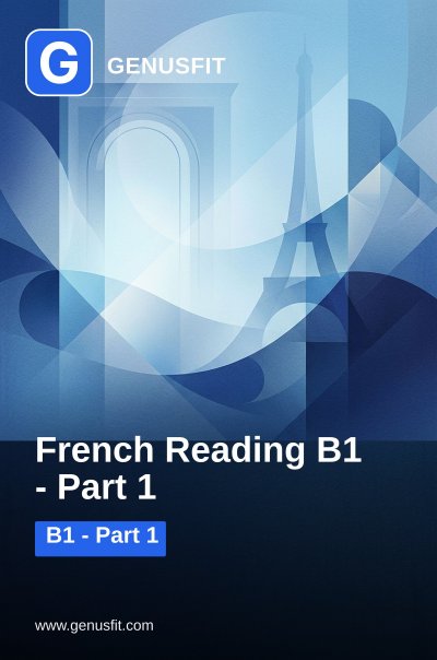 'Cover von GenusFit: French Reading B1. Part 1/2'-Cover