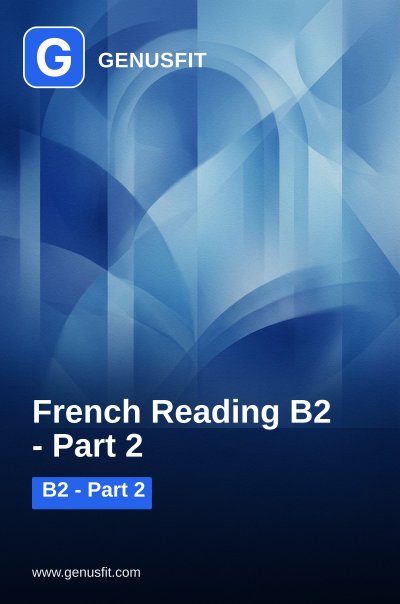 'Cover von GenusFit: French Reading B2. Part 2/3'-Cover