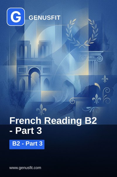'Cover von GenusFit: French Reading B2. Part 3/3'-Cover