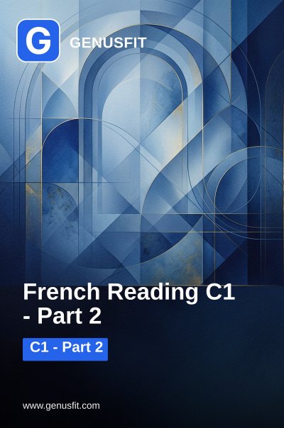 'Cover von GenusFit: French Reading C1. Part 2/3'-Cover