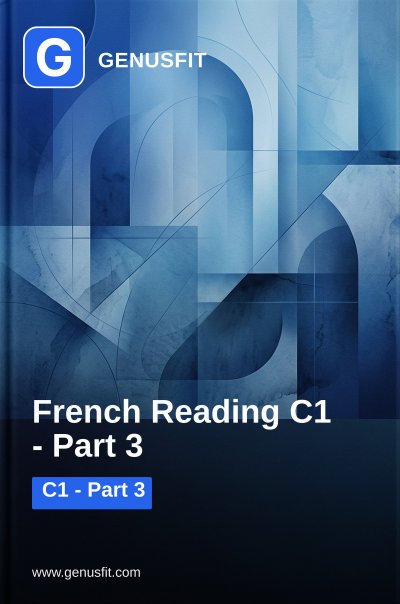 'Cover von GenusFit: French Reading C1. Part 3/3'-Cover