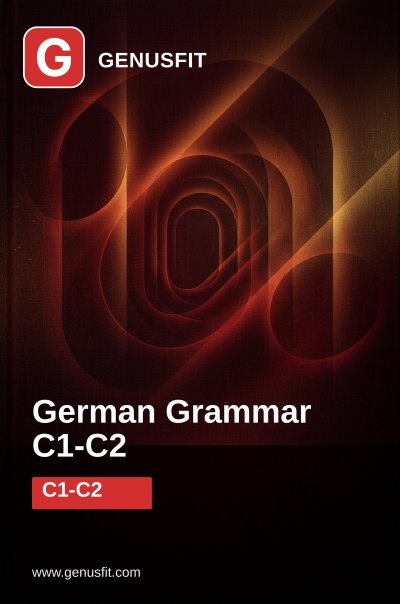 'Cover von GenusFit: German Grammar C1-C2'-Cover