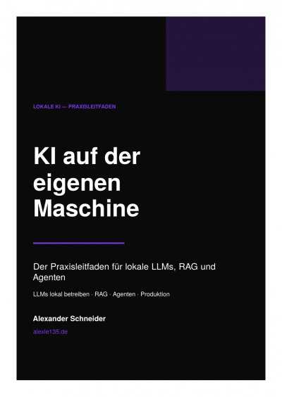 'Cover von KI auf der eigenen Maschine'-Cover
