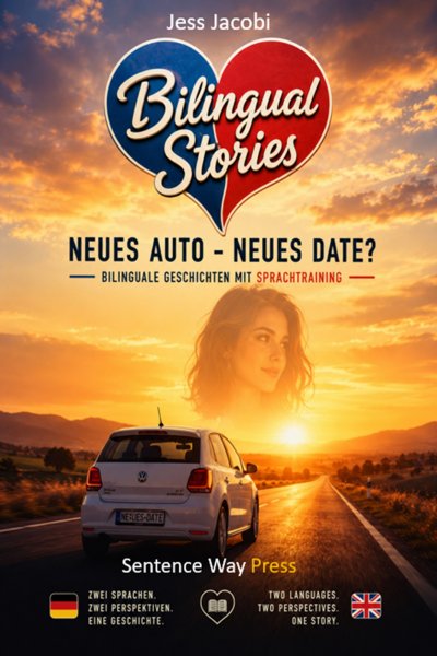 'Cover von Bilingual Stories – Neues Auto – Neues Date?'-Cover
