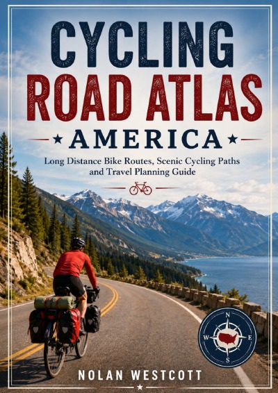 'Cover von Cycling Road Atlas America'-Cover