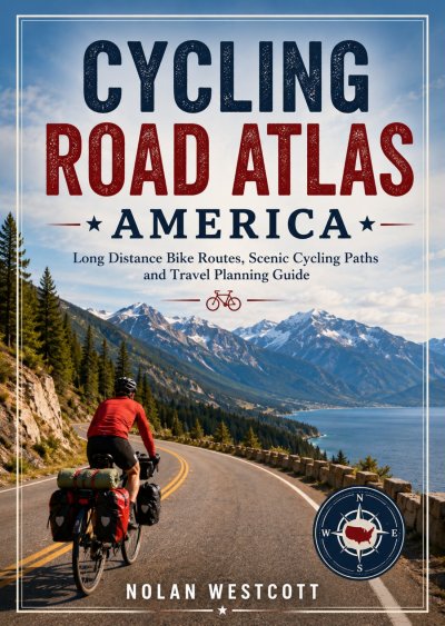 'Cover von Cycling Road Atlas America'-Cover
