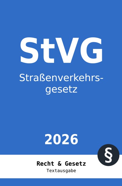 'Cover von StVG – Straßenverkehrsgesetz'-Cover