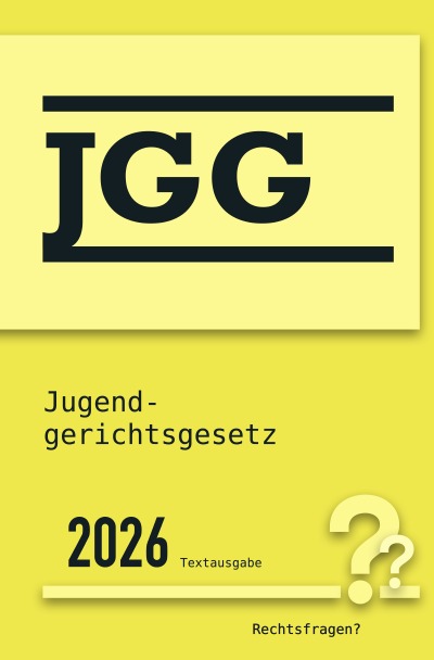'Cover von JGG | Jugendgerichtsgesetz'-Cover