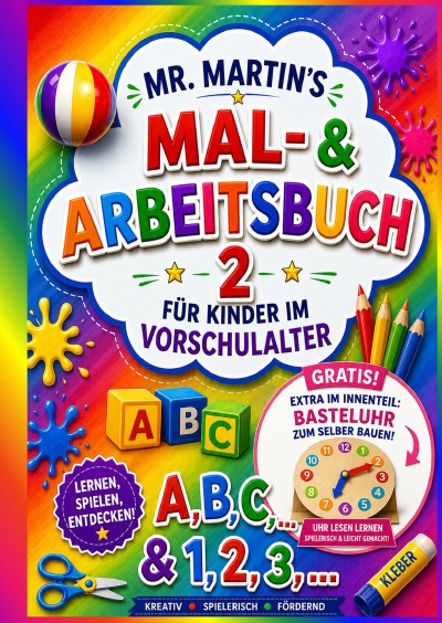 'Cover von Mr. Martin’s Mal und Arbeitsbuch 2'-Cover