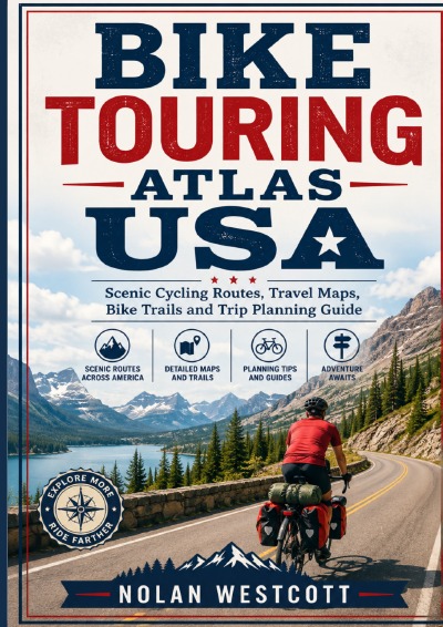 'Cover von Bike Touring Atlas USA'-Cover
