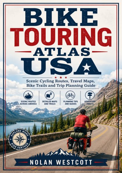 'Cover von Bike Touring Atlas USA'-Cover
