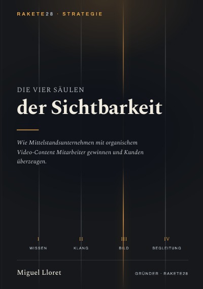'Cover von Die vier Säulen der Sichtbarkeit'-Cover