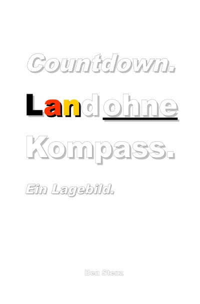 'Cover von Countdown. Land ohne Kompass.'-Cover